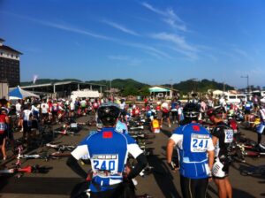 ツールドのと2日スタート会場